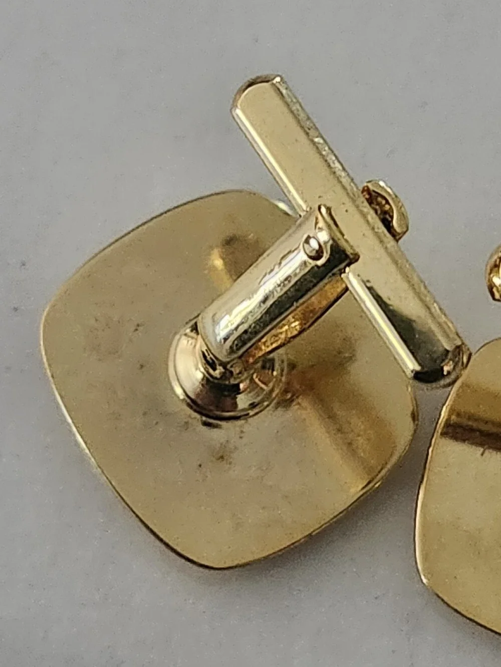 Vtg Gold-tone Winged Eagle Crest 1936 USMA Cufflinks